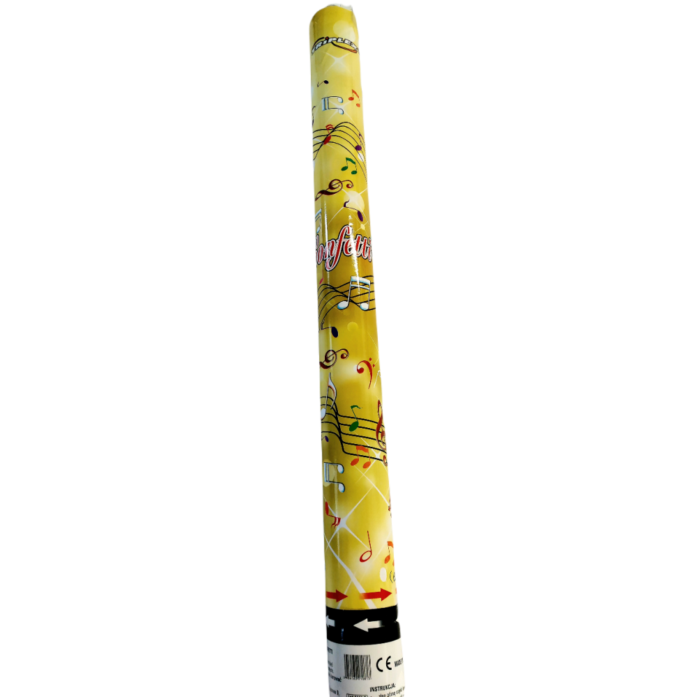 Konfetti złote i srebrne 80 cm – konfetti pneumatyczne | Vitis
